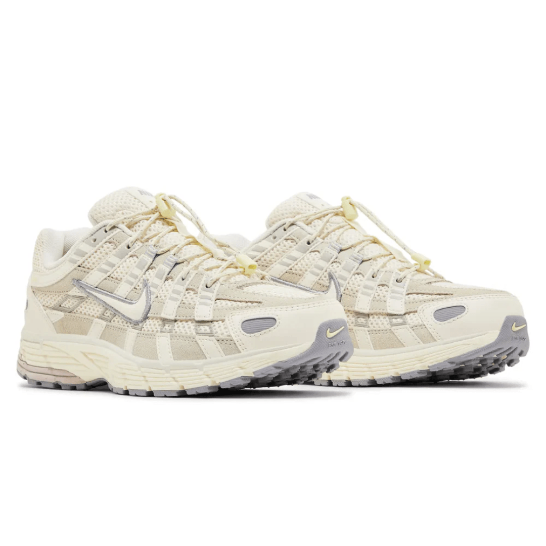 Nike P-6000 Light Bone Platinum Violet close-up detail