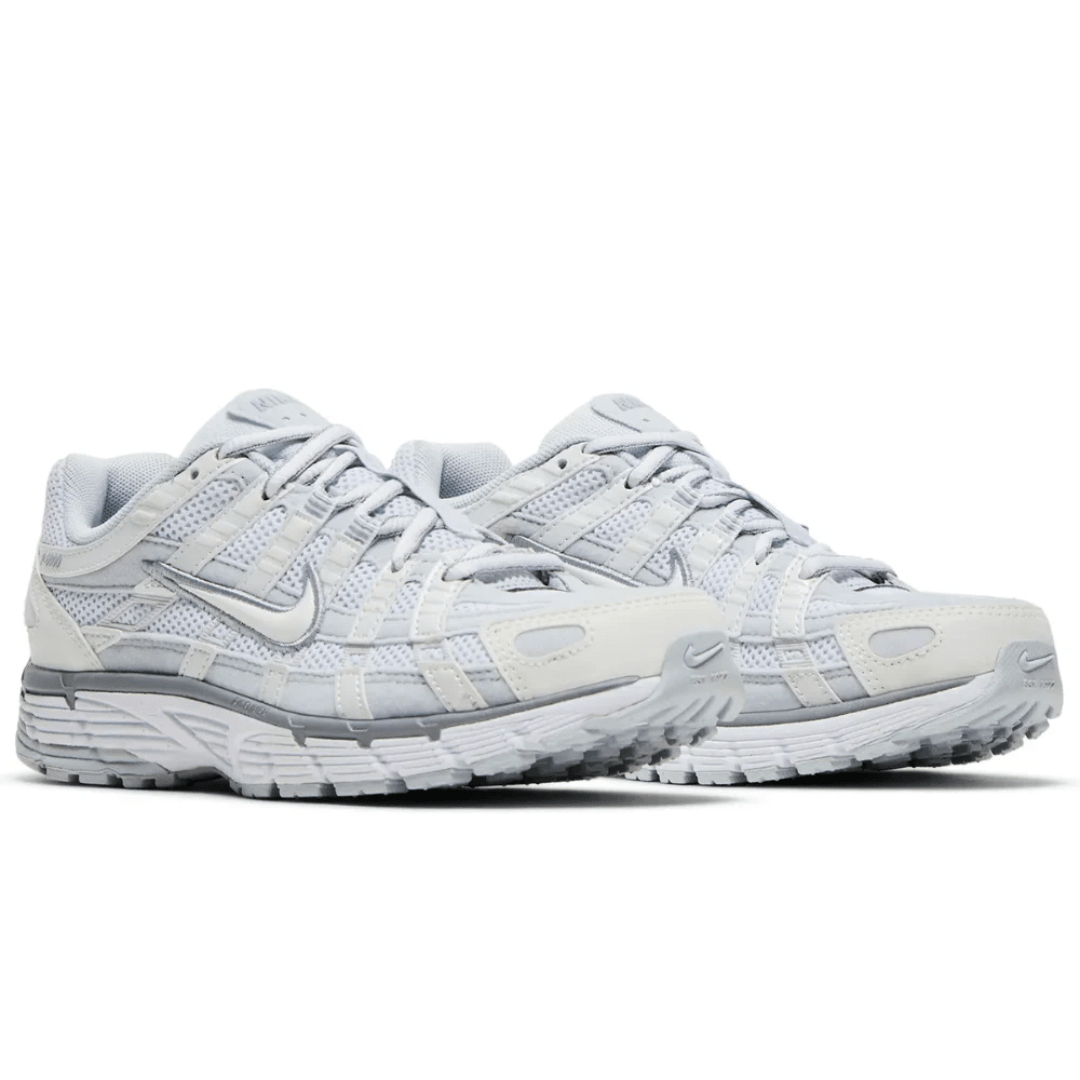 Nike P-6000 'Metallic Summit White' upper detail