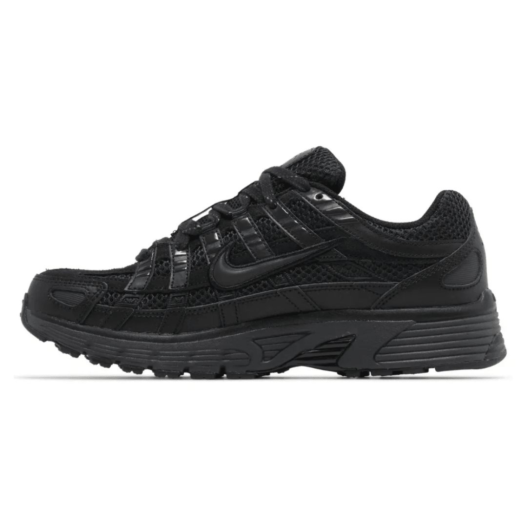 Nike P-6000 Premium Triple Black on feet Dubai