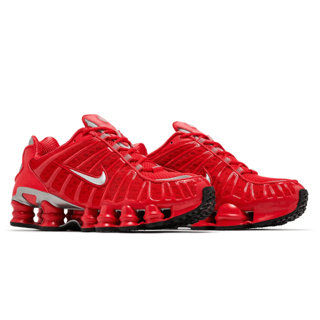 Nike Shox TL Speed Red sneakers heel view