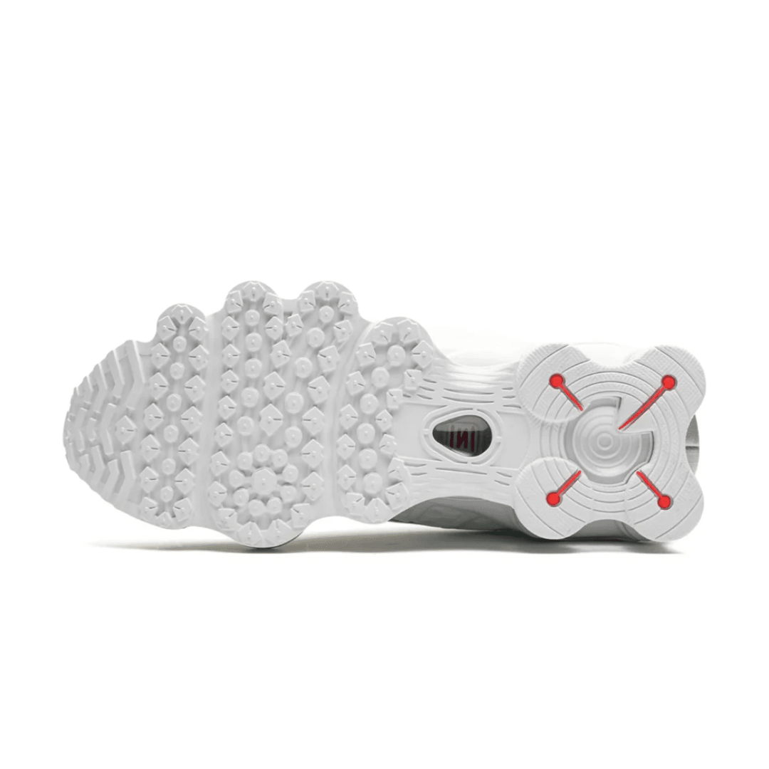 Nike Shox TL White sneakers upper detail