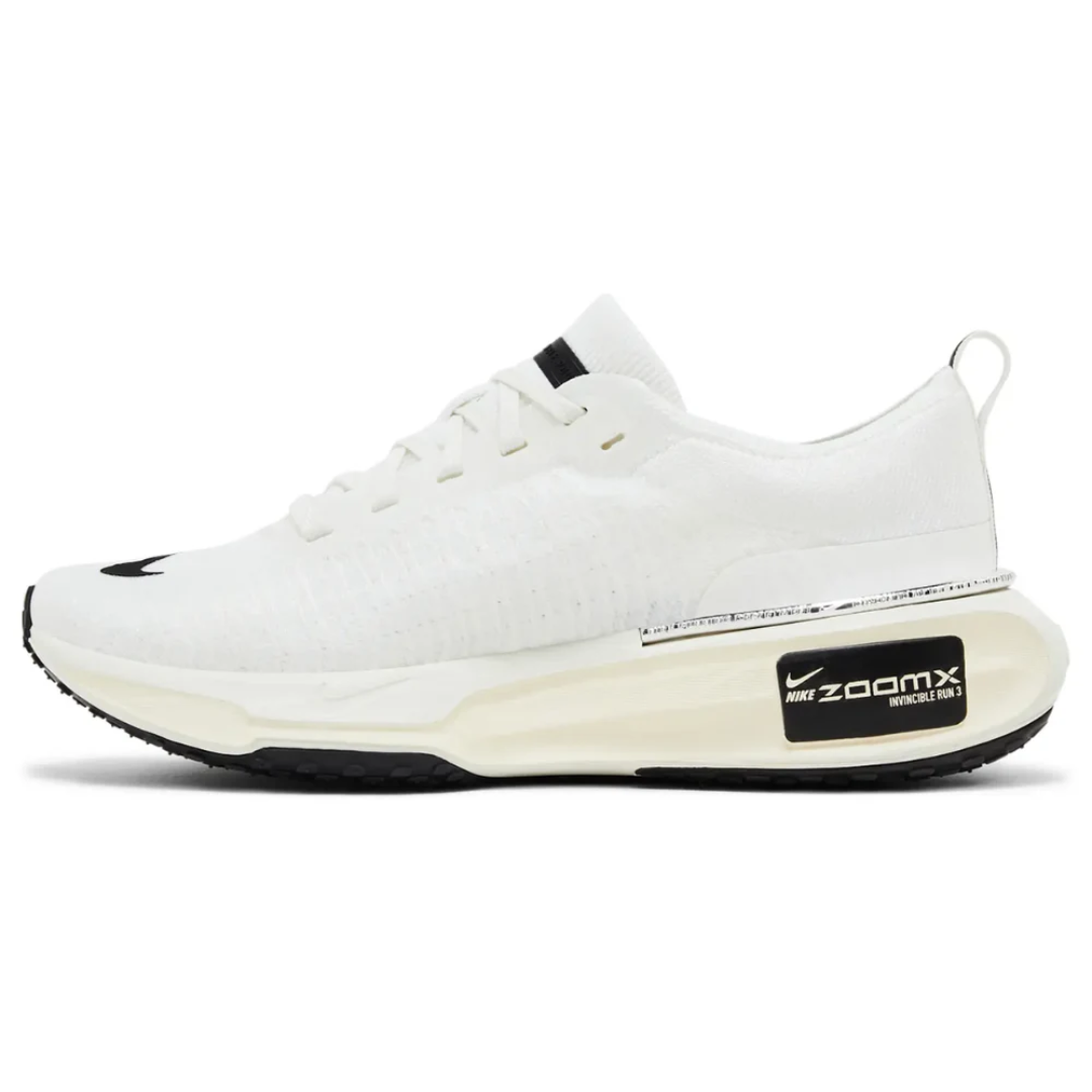 Nike ZoomX Invincible Run Flyknit 3 Summit White Black sneakers on feet Dubai