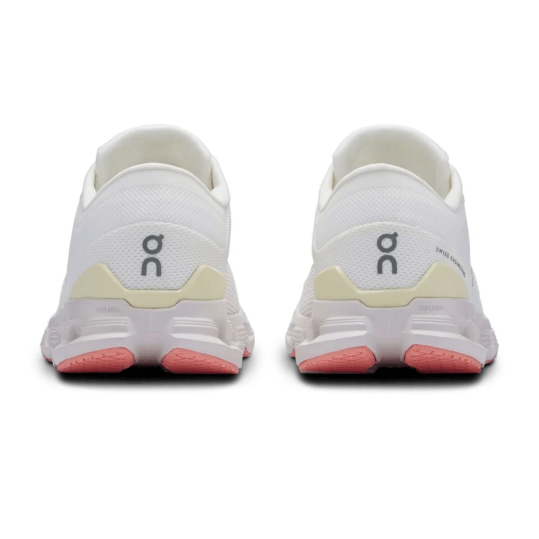 On Cloud X 4 Ivory Sand heel view