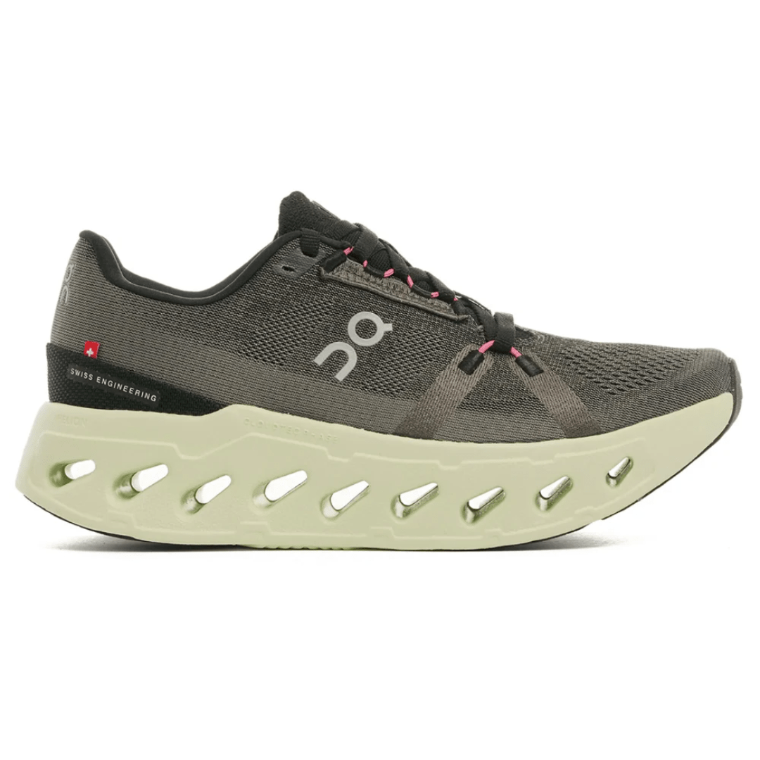 On Cloudeclipse Khaki Light Green side profile