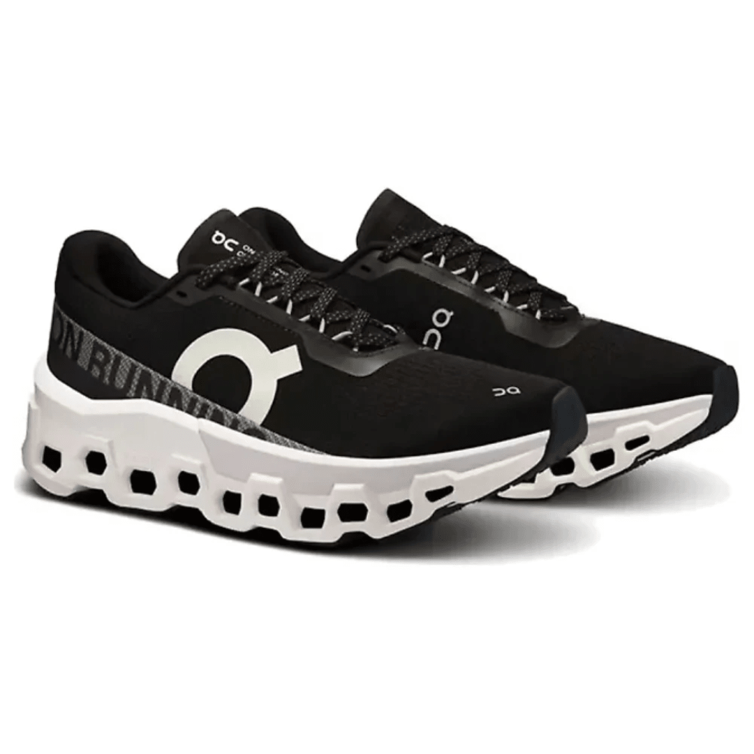 On Running Cloudmonster 2 Black Frost on feet Dubai