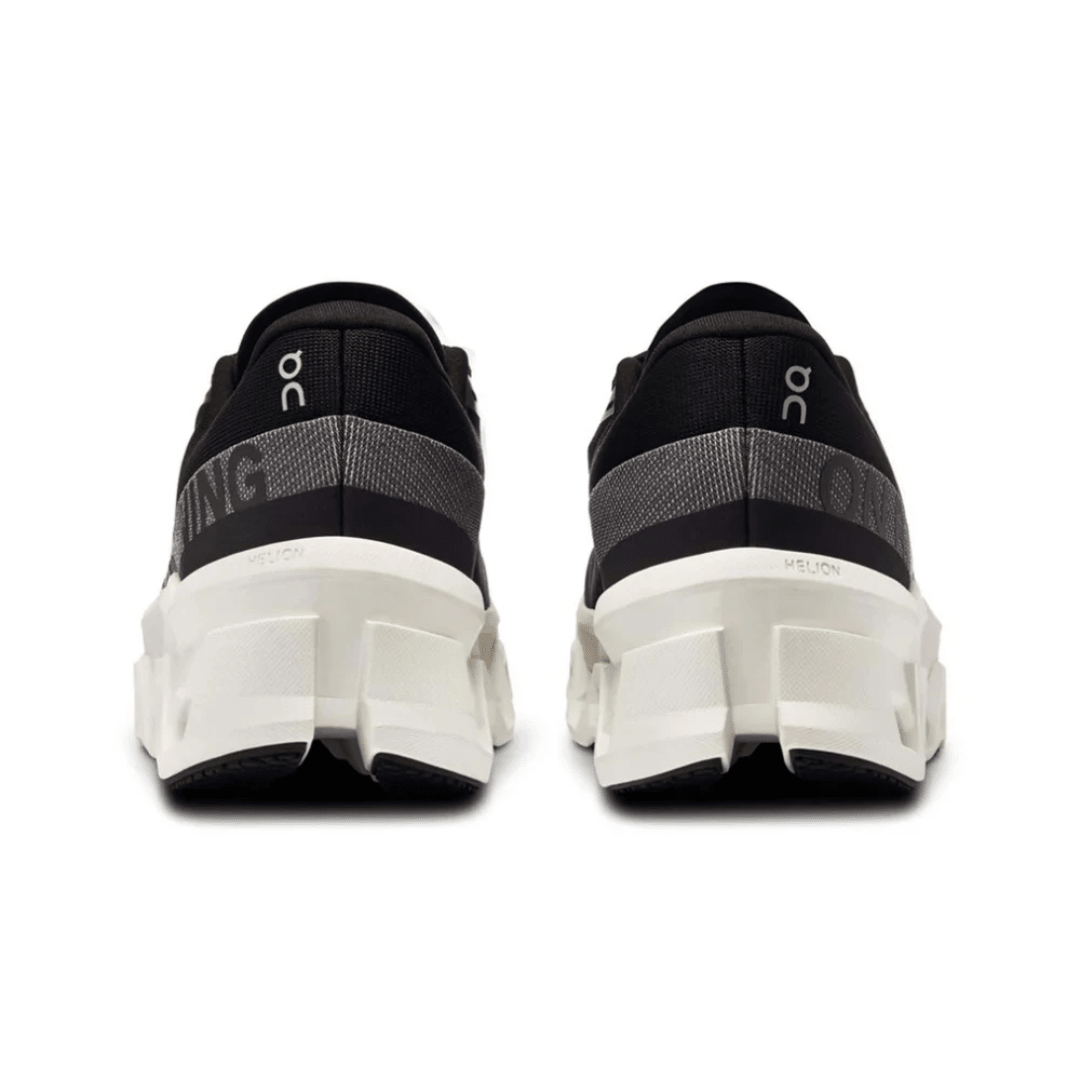 On Running Cloudmonster "Black" heel view