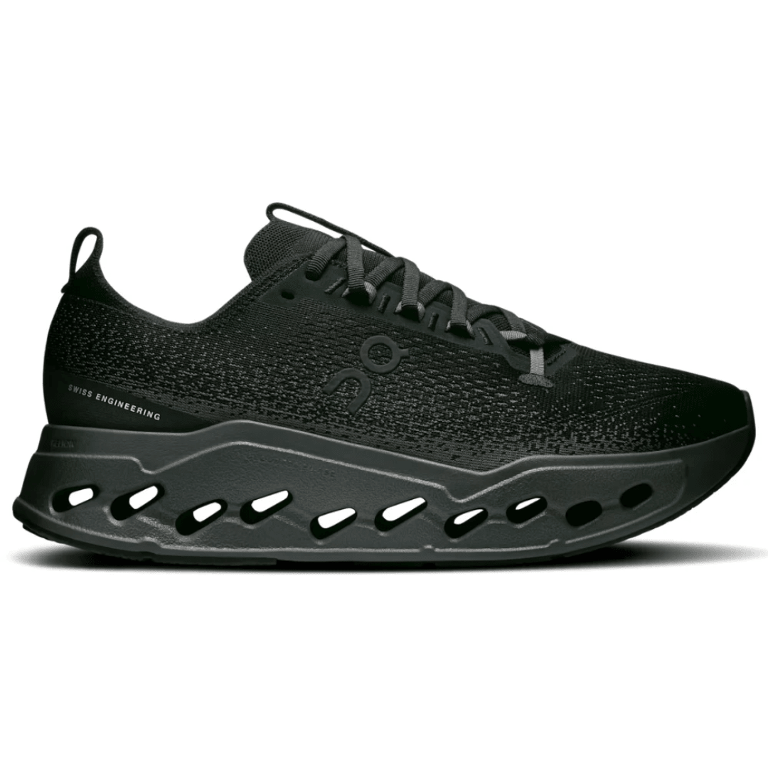 On Cloudsurfer Max Black Eclipse side profile