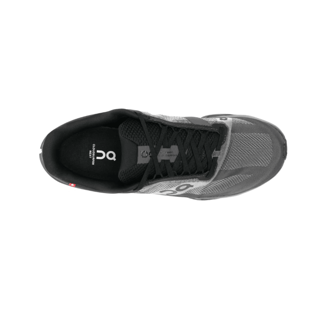 On Cloudsurfer Next Black heel view