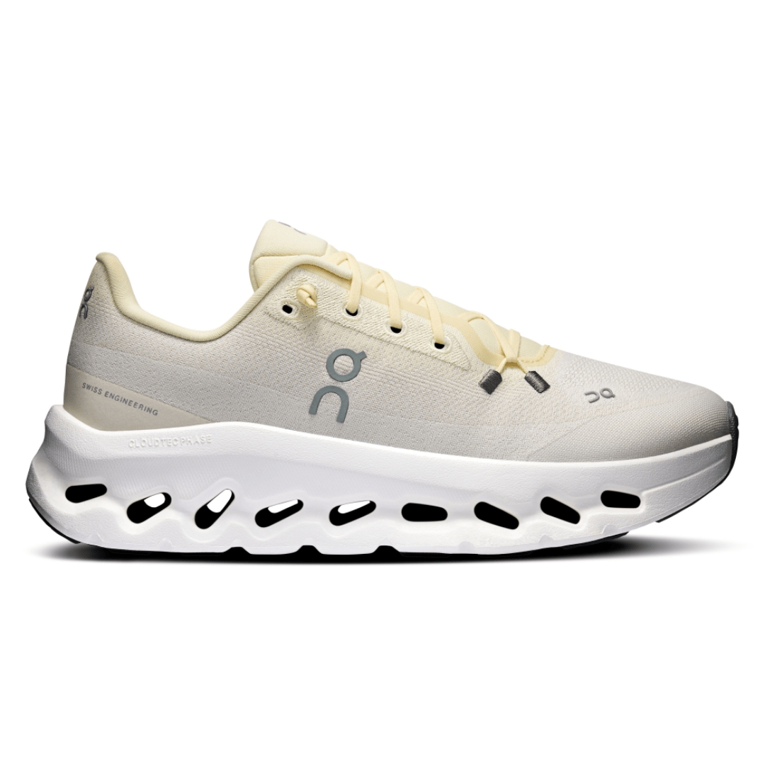 Side profile of On Cloudtilt Castor Pearl women’s shoes