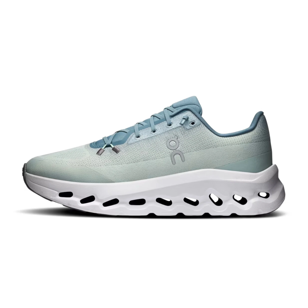 Side profile of On Cloudtilt Tide Mineral men’s shoes