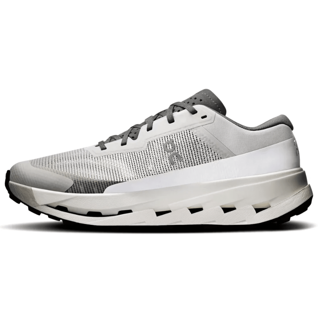 On Running Cloudultra 3 Rock White heel view