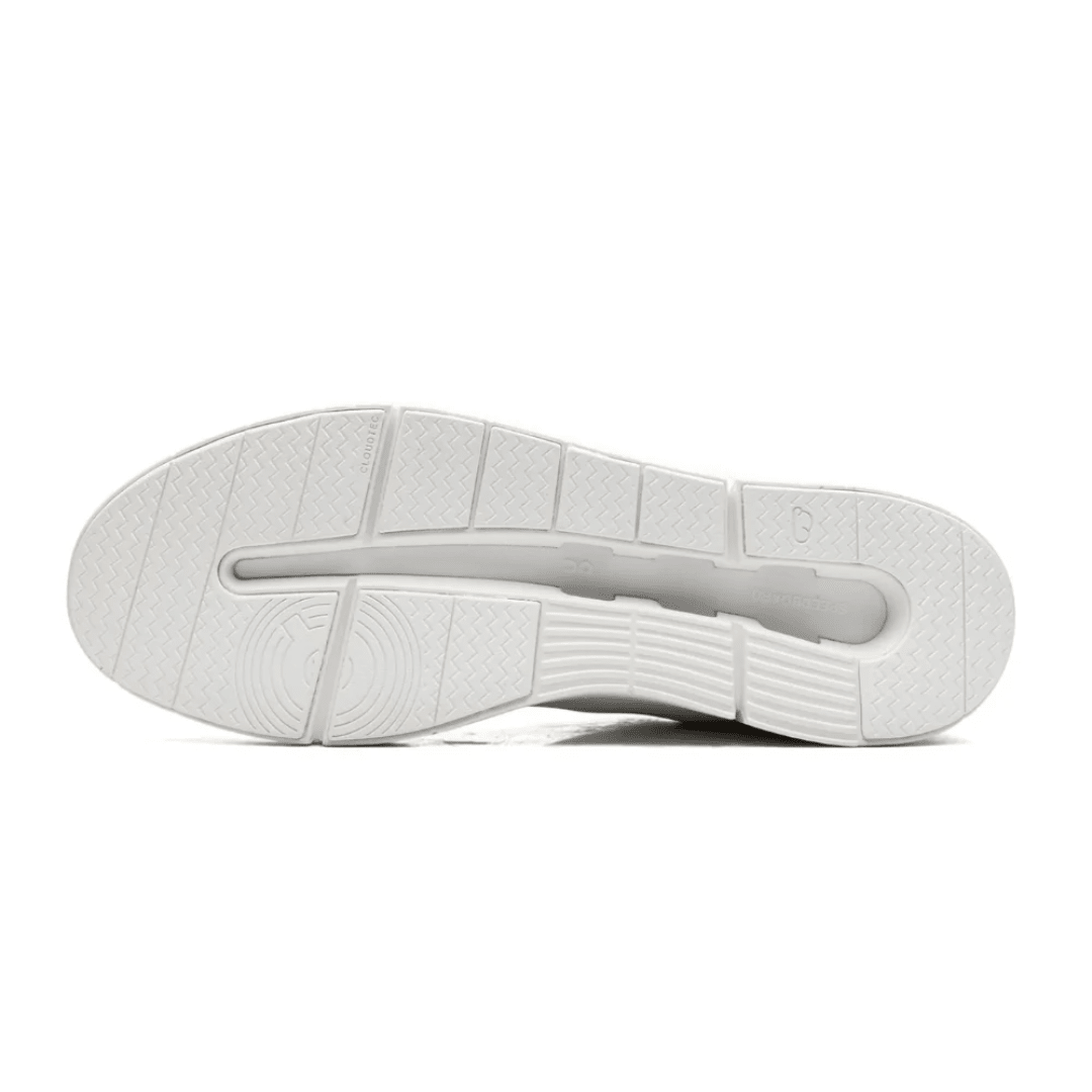 On Running The Roger Advantage 2 White Undyed macro texture