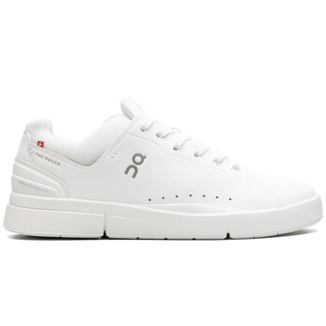 On Running The Roger Advantage 2 White Undyed side profile