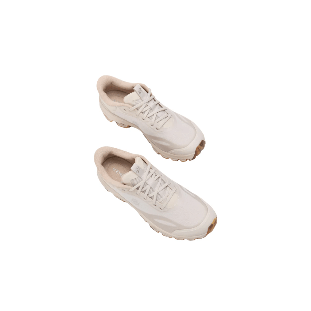 On Running x Loewe Cloudventure 2.0 Beige on feet Dubai