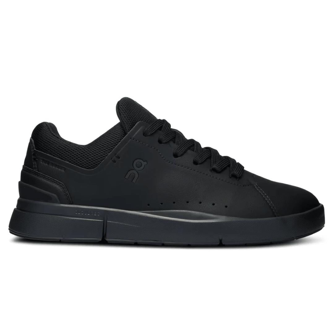 On Running The Roger Advantage All Black side profile