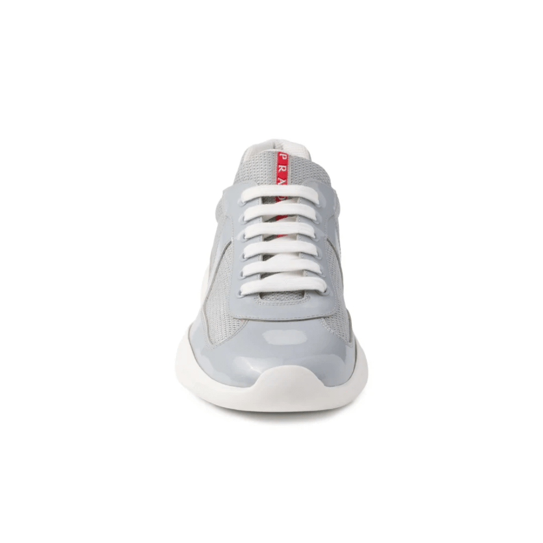 Prada America’s Cup Chunky-Sole Lace-Up Light Grey sneakers outsole