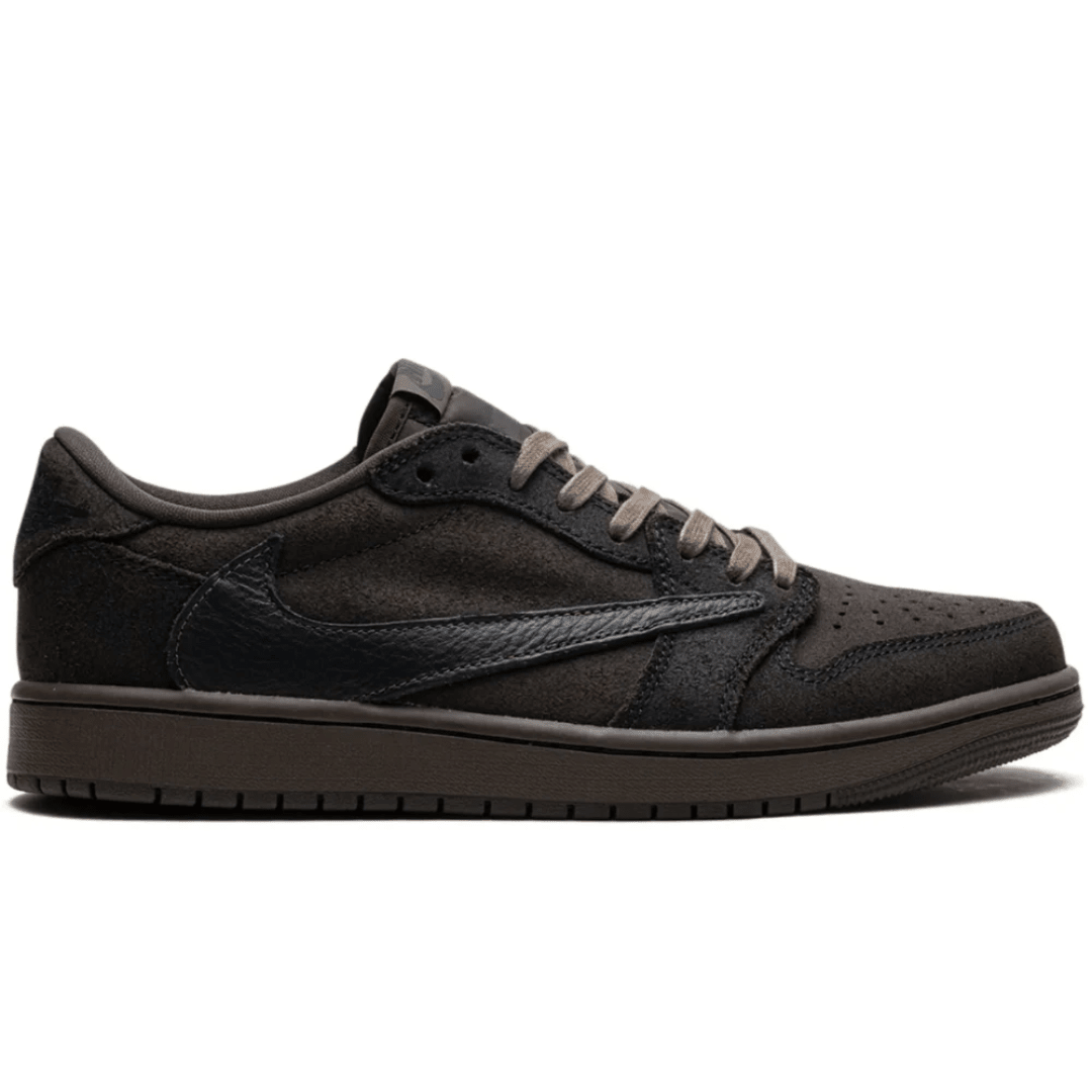 Travis Scott x Air Jordan 1 Low OG Velvet Brown side profile