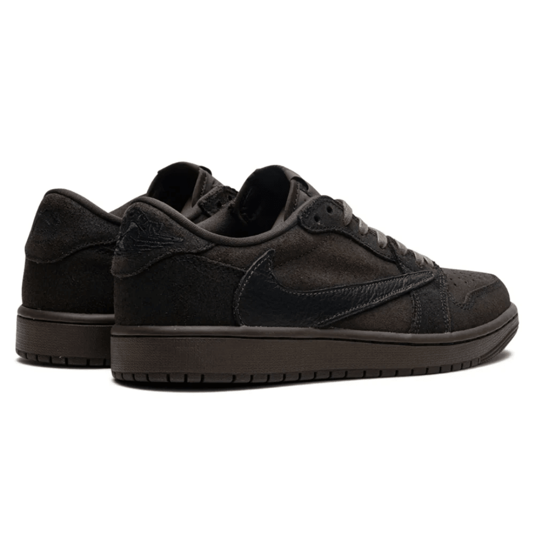 Travis Scott x Air Jordan 1 Low OG Velvet Brown tongue label