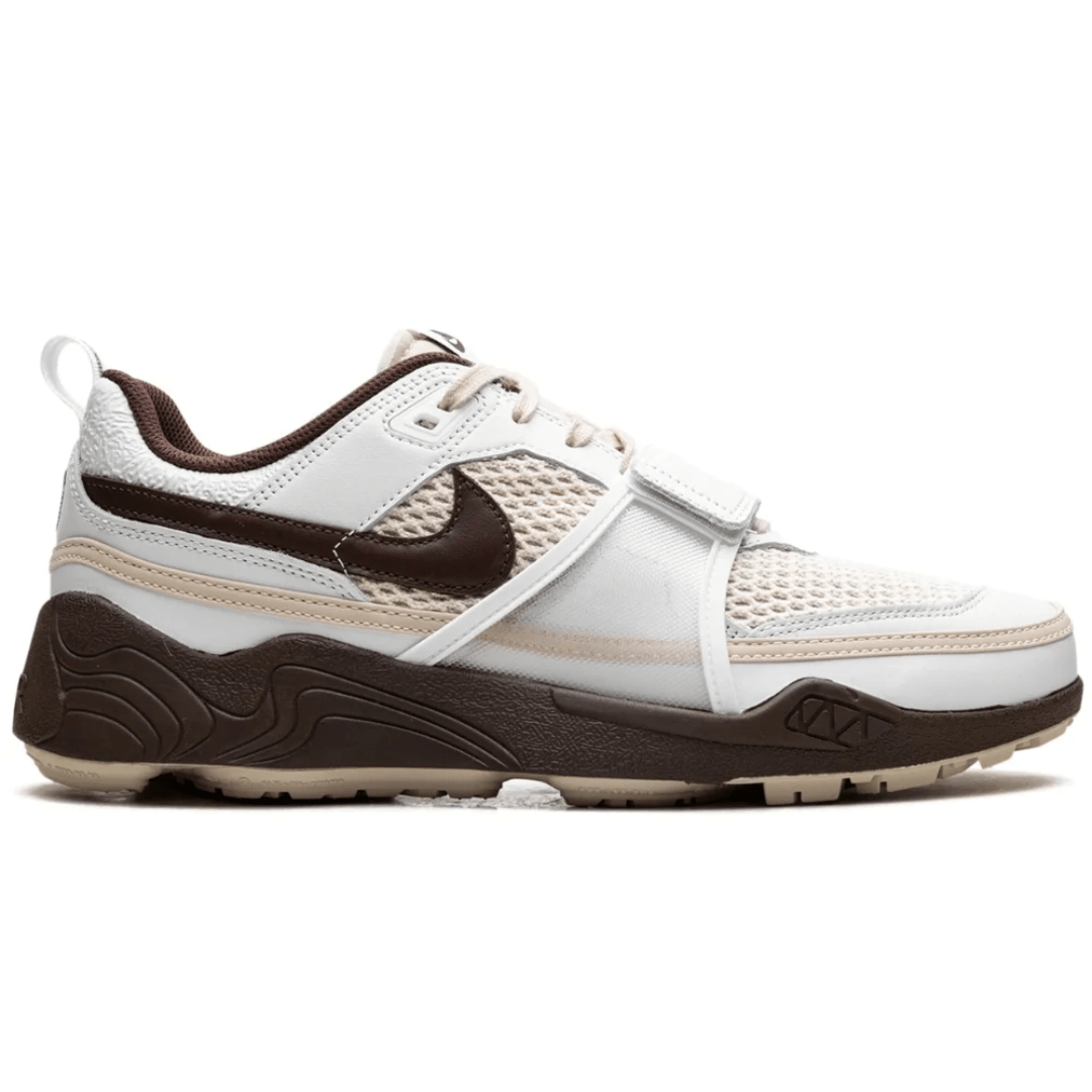 Travis Scott x Zoom Field Jaxx Light Chocolate sneakers side profile