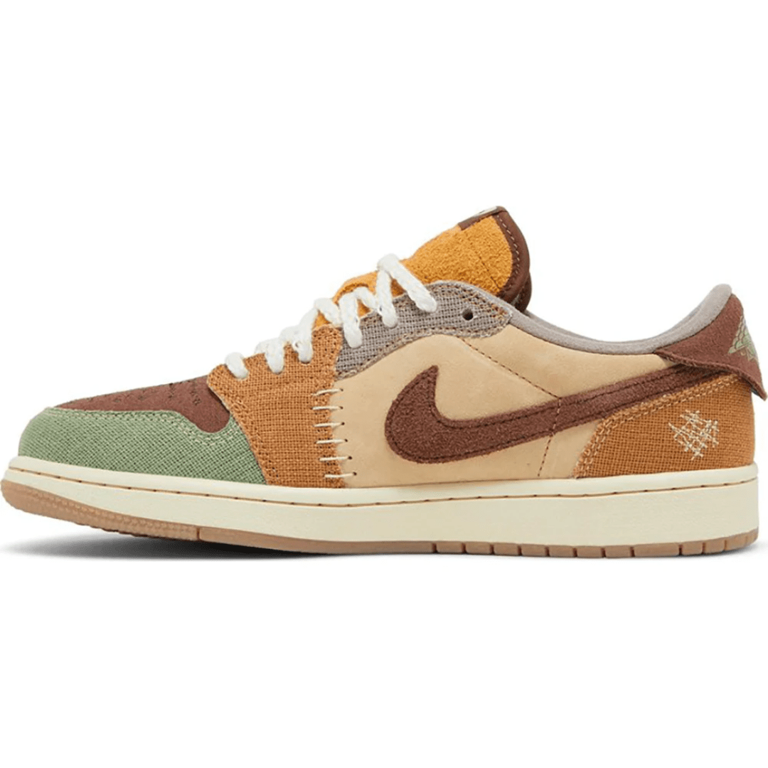 Zion Williamson x Air Jordan 1 Retro Low OG 'Voodoo' on feet Dubai